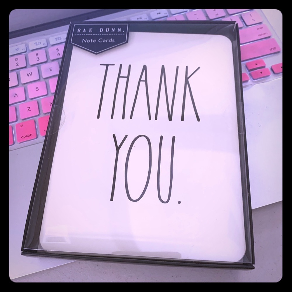 Rae Dunn Thank You notes